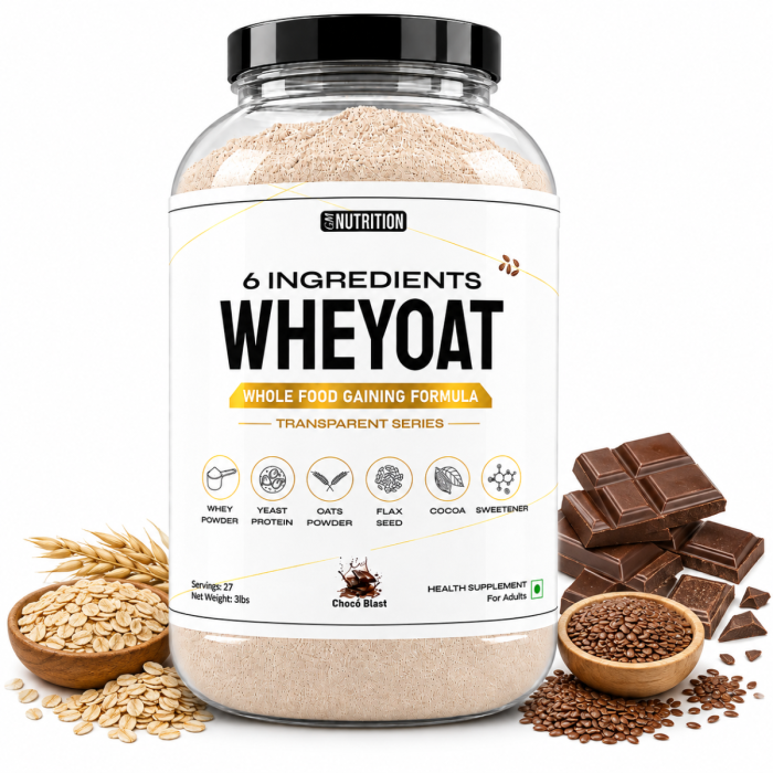 6 INGREDIENTS WHEYOAT 3lbs Chocolate